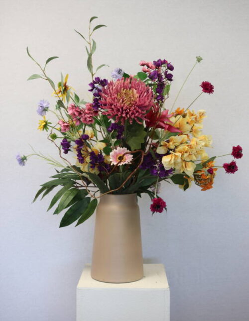 Kunstbloemen boeket Blooming Fields