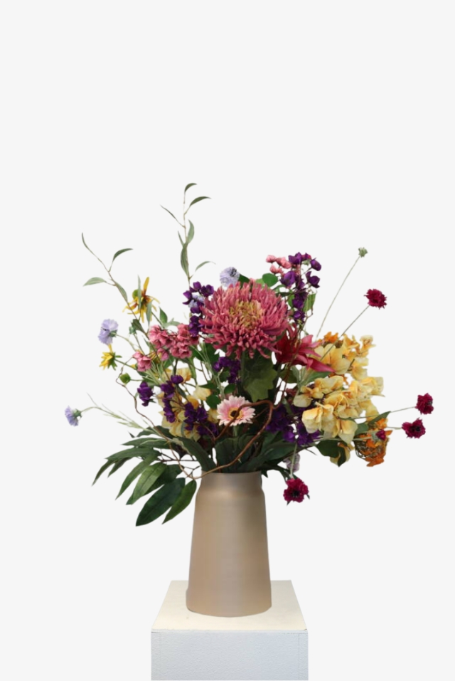 Kunstbloemen boeket Blooming Fields