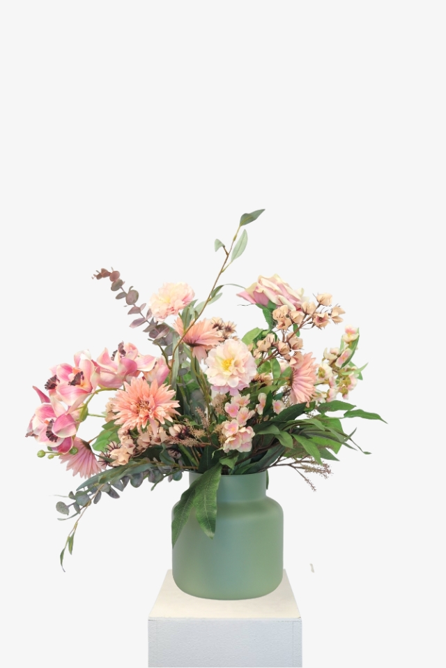 Kunstbloemen boeket Blush Harmony large