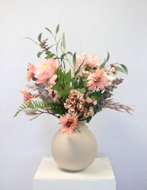 Kunstbloemen boeket Blush Harmony medium