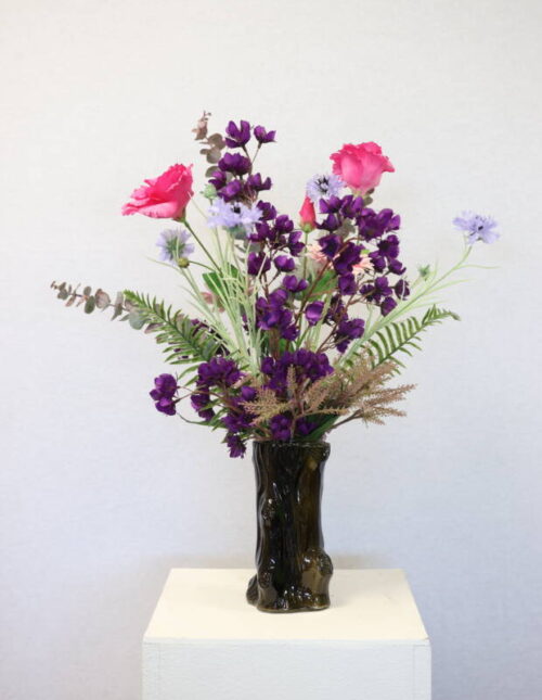 Kunstbloemen boeket Purple Bliss Medium