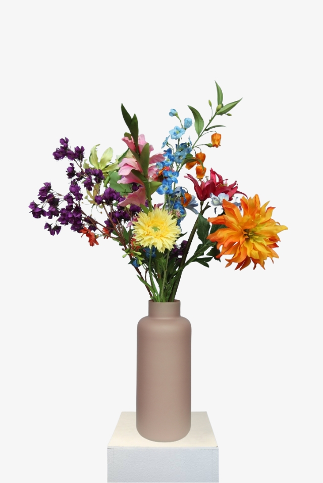 Kunstbloemen boeket Vibrant Glow